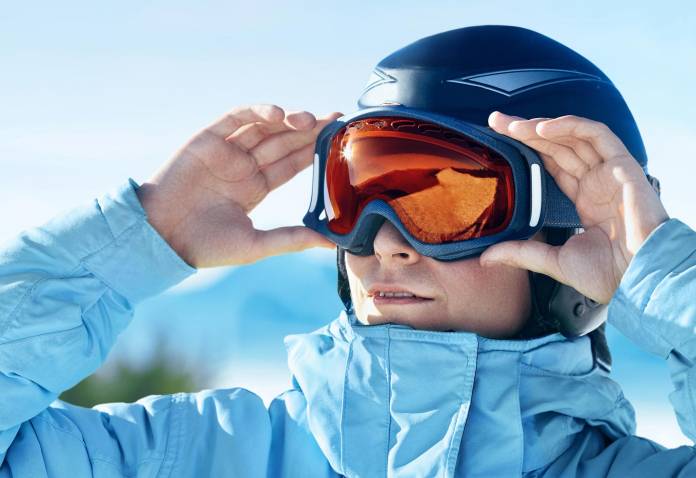 Skibrille zum Skifahren